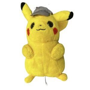 Detective Pikachu Pokémon Plush 2019 WCT Wicked Cool Toys Stuffed 9"